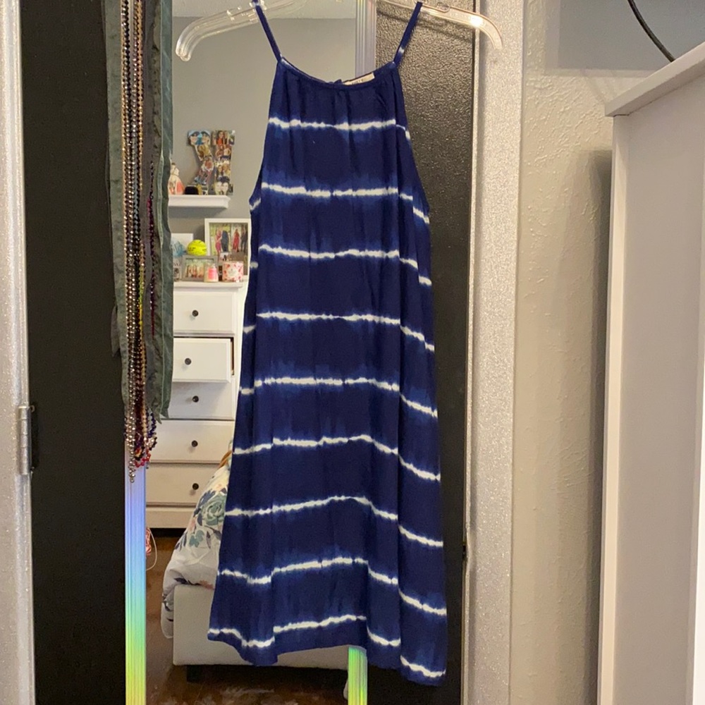 Blue dress